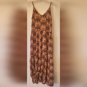 THML print maxi dress